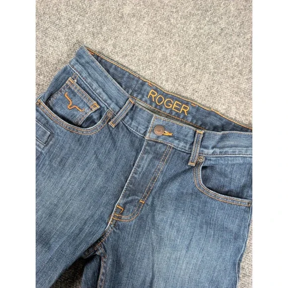 Kimes Ranch Roger Jeans Mens 28/32 Med Wash Western Cowboy Denim - Picture 3 of 9